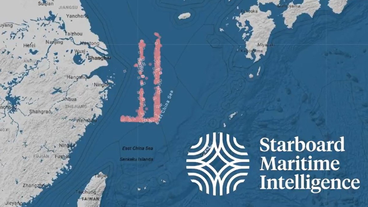 Kineska formacija od ribarskih brodova