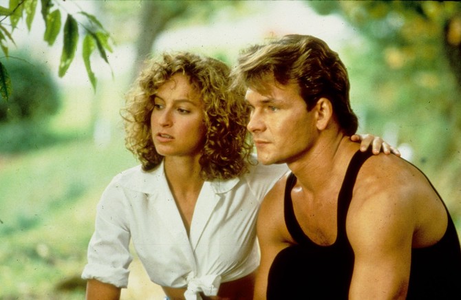 Dženifer Grej (Bejbi) i Patrik Svejzi (Džoni) u filmu "Prljavi ples"  (1987)