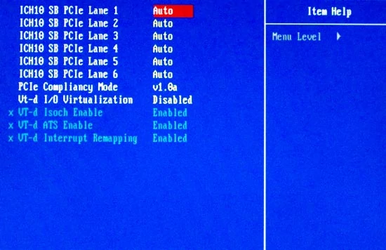 Advanced Chipset Features