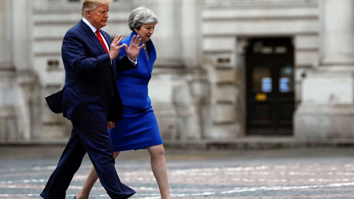 Donald Trump, Theresa May