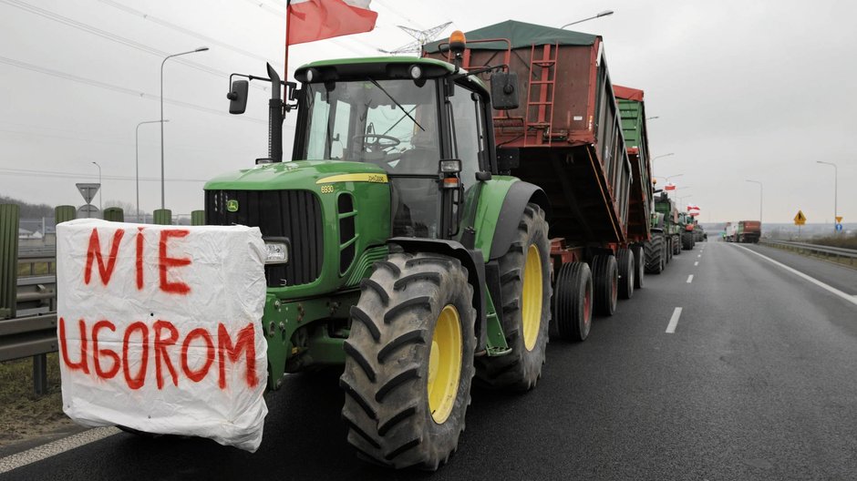 Rolnicze protesty, fot. Łukasz Cynalewski / Agencja Wyborcza.pl