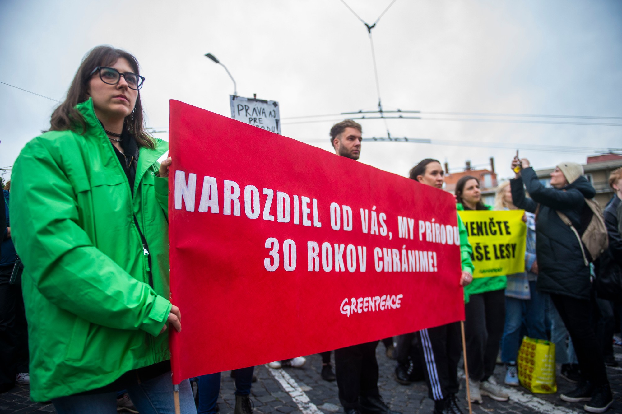 Protest proti mocenským zásahom do kultúry, životného prostredia a mimovládneho sektora pred NR SR.