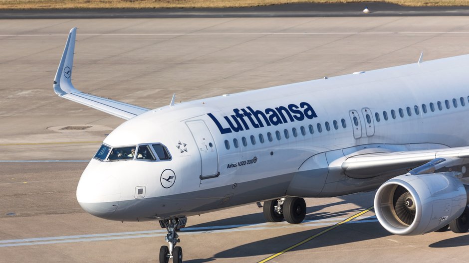 Samolot lini Lufthansa