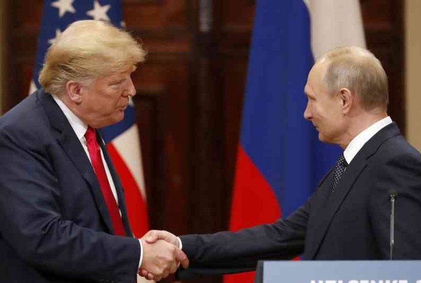 Donald Tramp i Vladimir Putin 