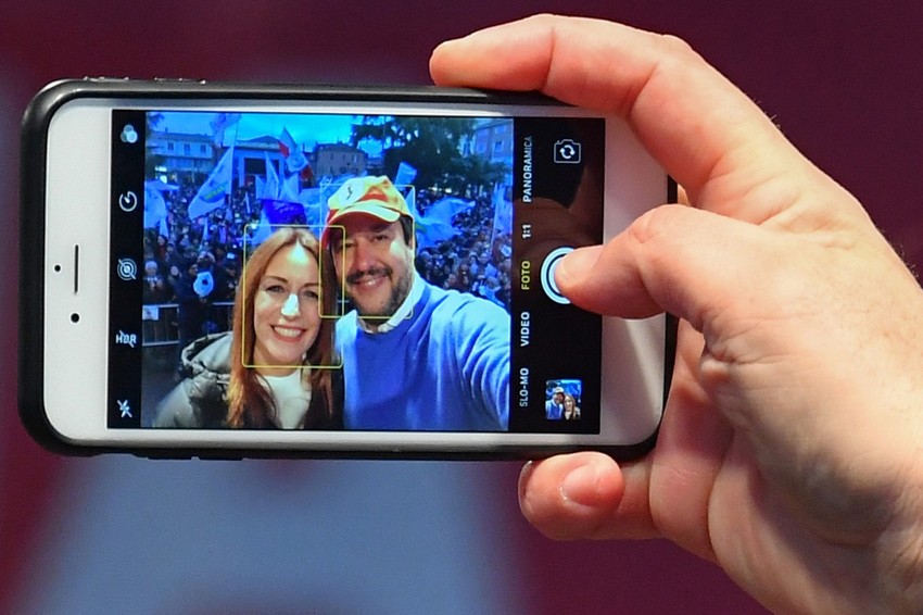 Salvini i Lucija Borgonzoni