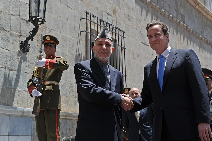 Kameron i Karzai tokom posete Avganistanu