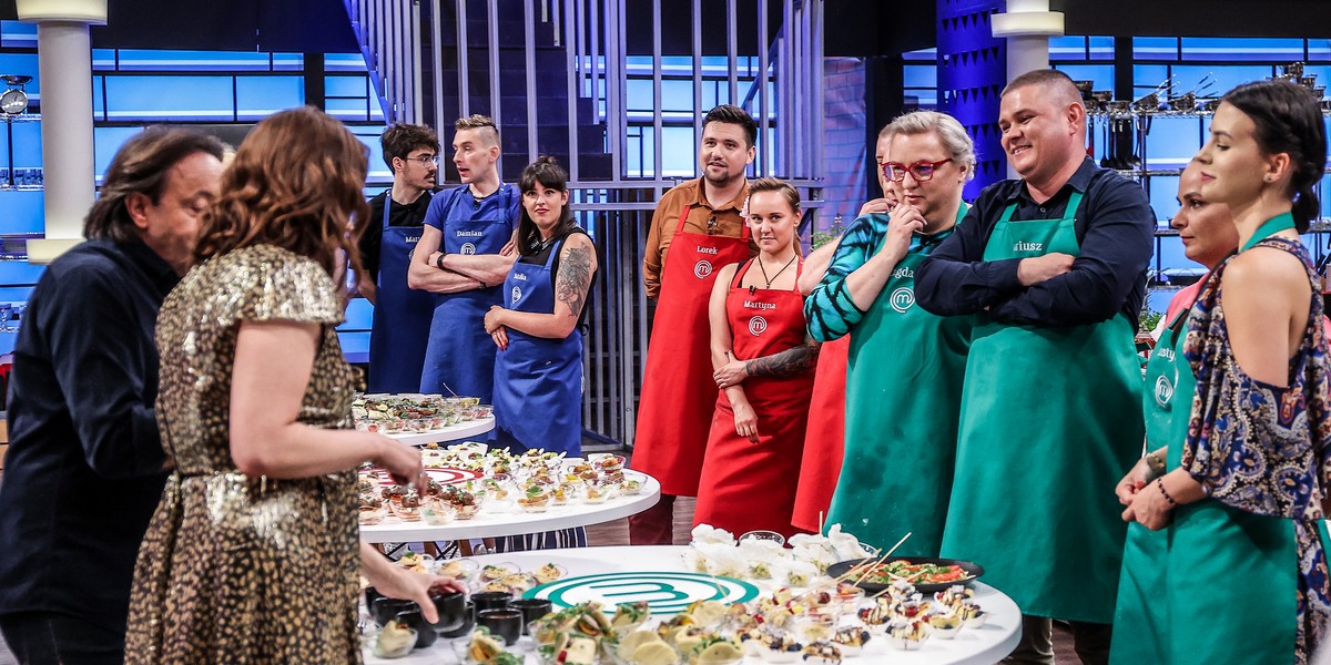 Kadr z programu "MasterChef". 