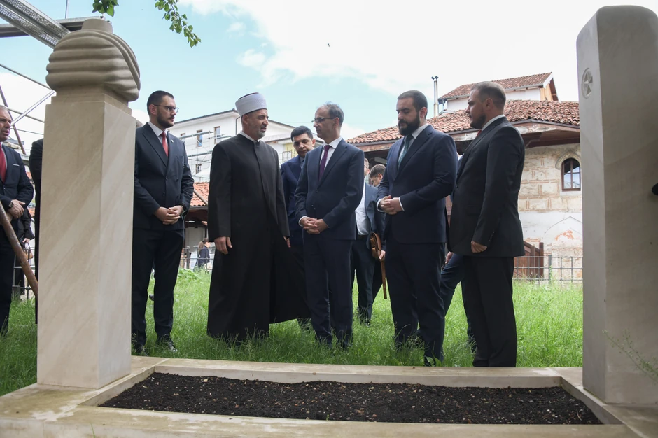 Premijer Macut sa ministrom Zukorlićem u Novom Pazaru