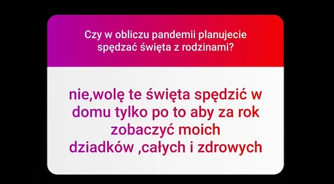 Pytamy młodych o święta w pandemii