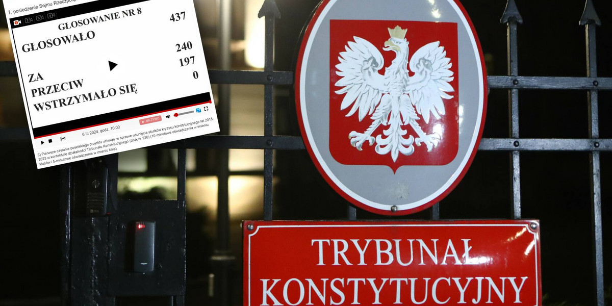 Sejm przyjął uchwałę w sprawie TK