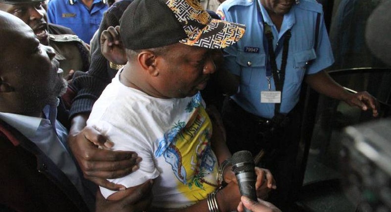 Nairobi Governor Mike Sonko arrives at EACC centre shortly after his arrest