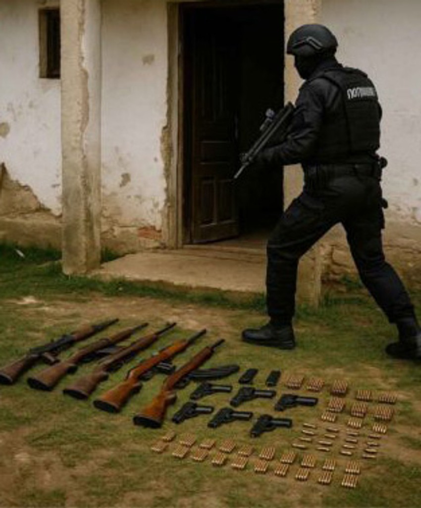 Posle masovne tuče otkriven arsenal oružja