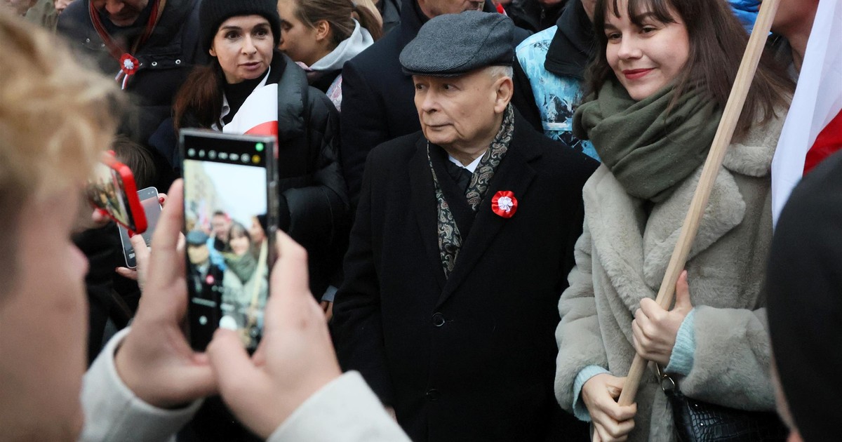 Jarosław Kaczyński na Marszu Niepodległości. Tak zareagował organizator