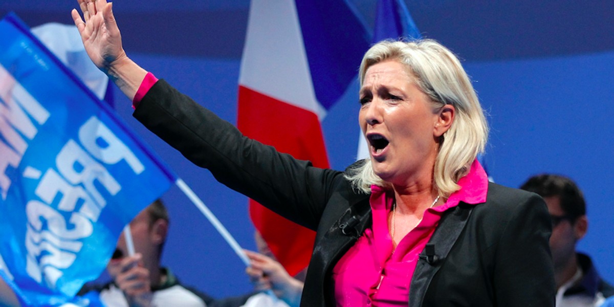 POLITICAL BETTING: Marine Le Pen's odds of becoming French president are drifting fast — but a late surge of bets in her favour 'mimics Trump'