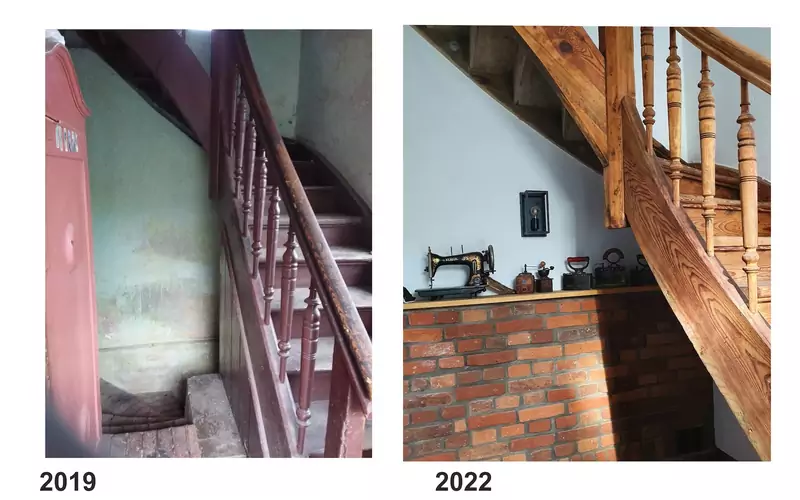 Dom celny przed i po remoncie