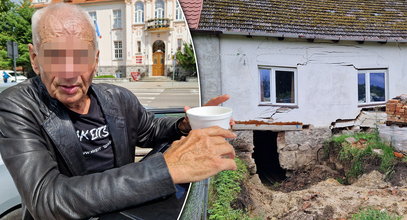 Wykopał sąsiadom dziurę pod domem, zawalił ścianę. Koszmar mieszkańców Dalewa