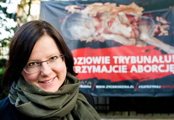 Kaja Godek myśli, że zwolennicy aborcji chcą krzywdzić niepełnosprawne dzieci