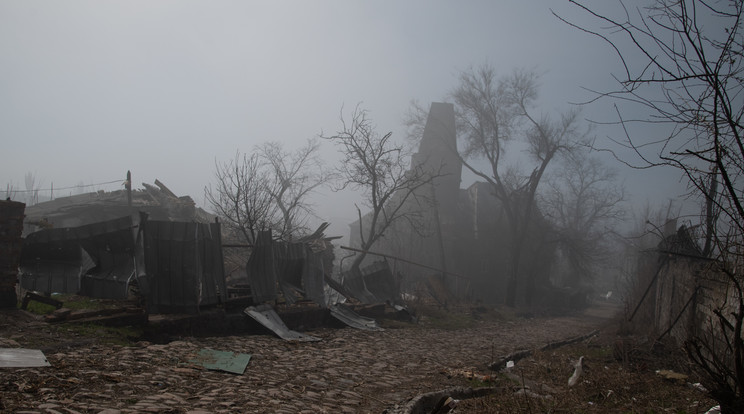 Mariupolban már másfél hónapja véres harcok folynak az oroszok és az ukránok között / Fotó: Northfoto