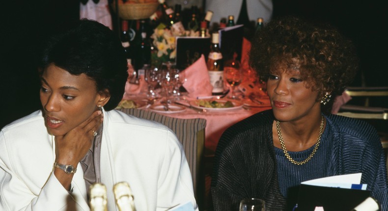 Robyn Crawford and Whitney Houston circa 1988.Dave Hogan/Getty Images