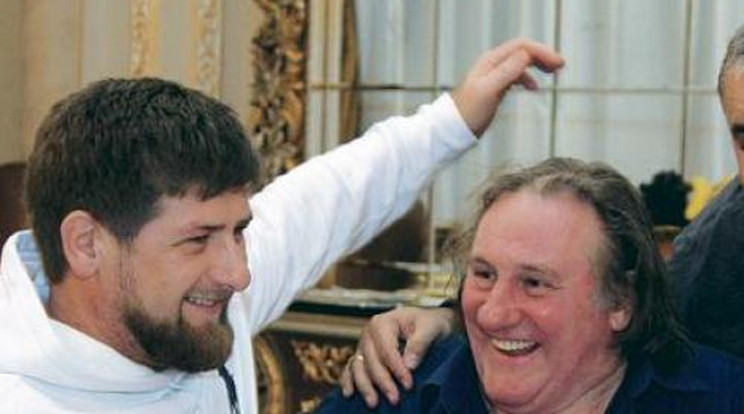 A csecsen elnökkel bulizott Depardieu