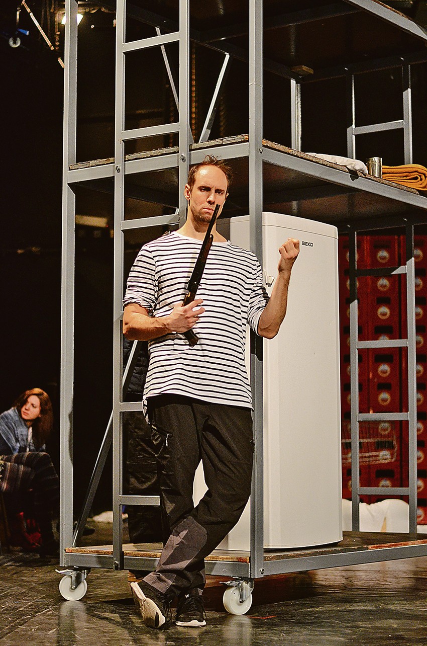 Arpad Mesaroš, Predstava "Crni", sa probe