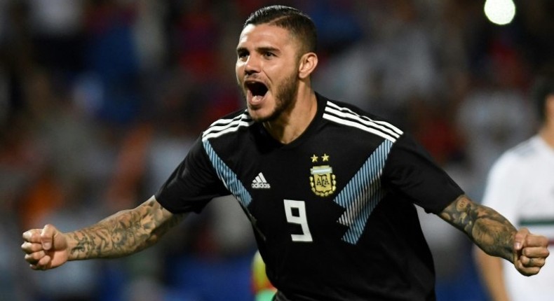 Mauro Icardi scored his first goal for Argentina last month