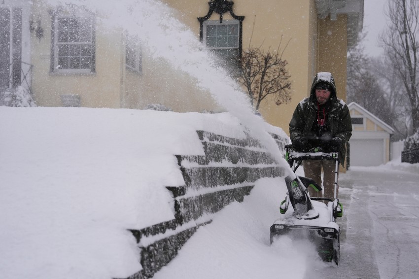 Snežna oluja u Americi 