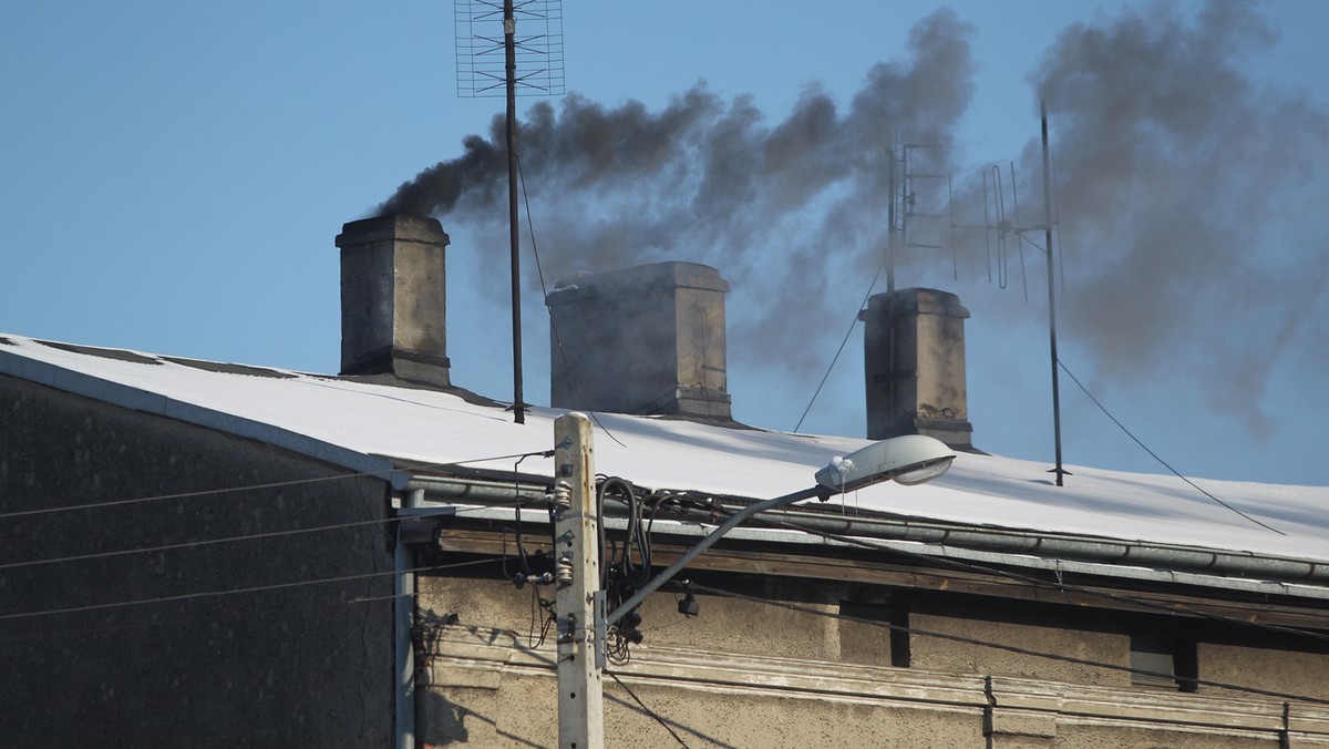 Smog w mieście Białystok - poniedziałek 28 stycznia