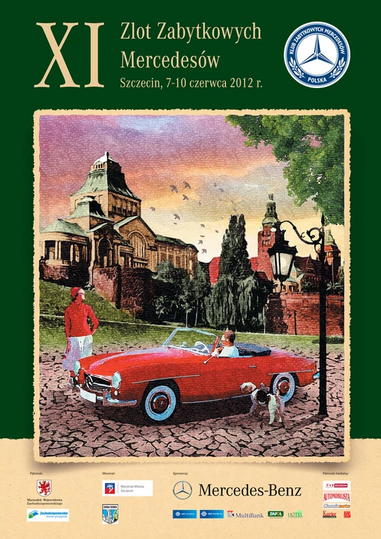 Zlot Zabytkowych Mercedesów w Szczecinie. Gwiazdą 100-letni model