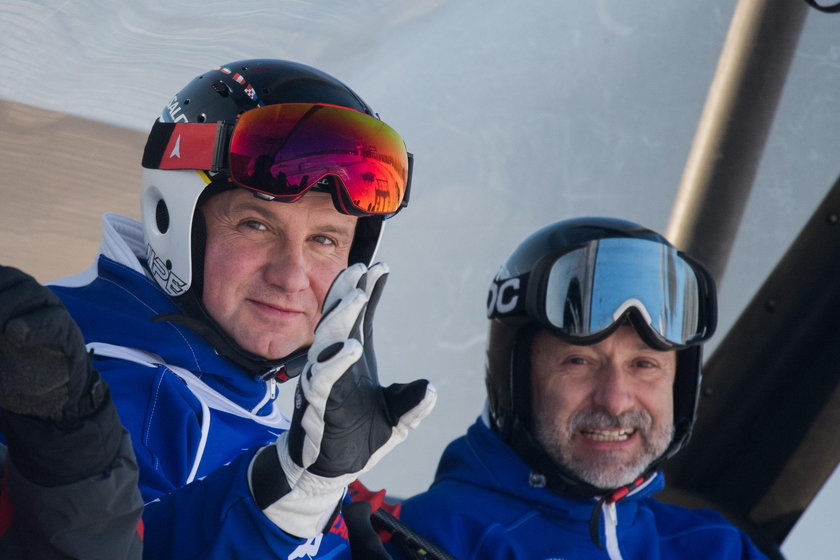 Prezydent Duda szaleje na nartach!