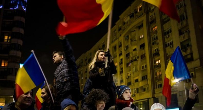 Romanians have been protesting the government's attempt to roll back anti-corruption laws