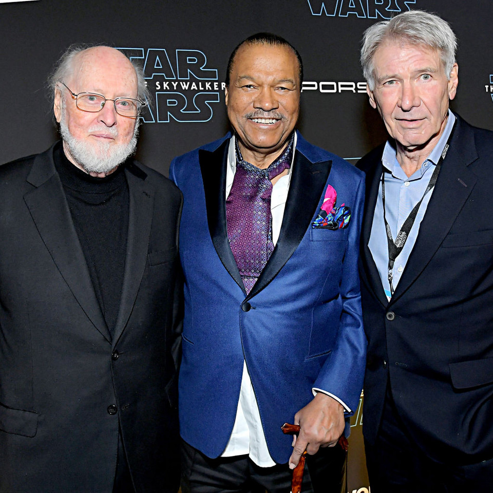 "Gwiezdne wojny": Skywalker. Odrodzenie": John Williams, Billy Dee Williams i Harrison Ford