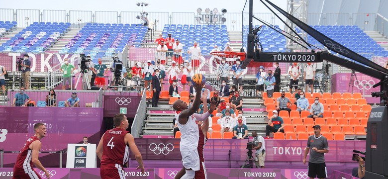 Tokio 2020. Polscy koszykarze 3x3 w końcu wygrali. Łatwo jednak nie było