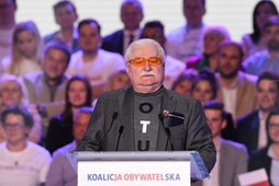 Lech Wałęsa na konwencji Koalicji Obywatelskiej, 06.10.2019