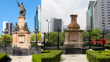 Niewygodny pomnik Kolumba w stolicy Meksyku 