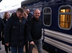 Premier Donald Tusk rozpoczął wizytę w Kijowie