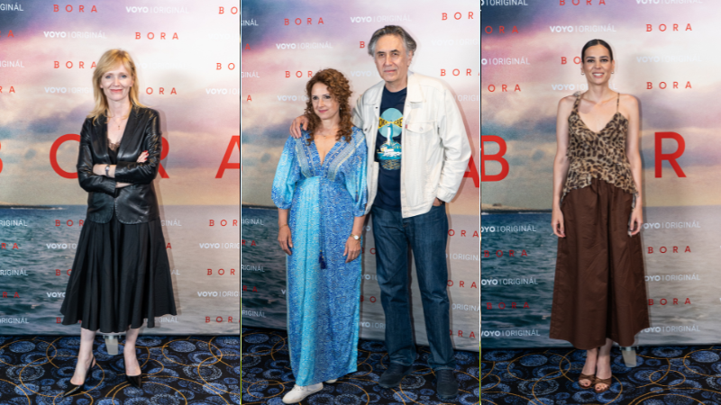 Celebrity na premiére minisérie Bora.