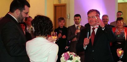 Marszałek Komorowski ożenił syna