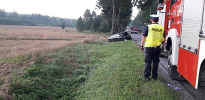 Kierowca szaleniec zabił kobietę i siebie