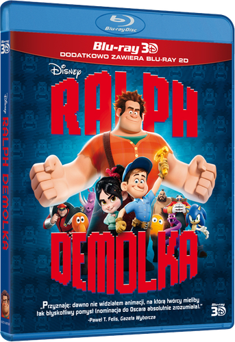 'Ralph Demolka' na płytach Blu-ray, Blu-ray 3D i DVD