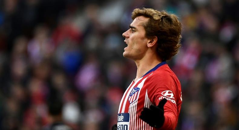 Antoine Griezmann (pictured January 13, 2019) came off the bench in the second half and turned the tie in Atletico's favour, teeing up Angel Correa and then scoring himself to give his team a 3-2 lead