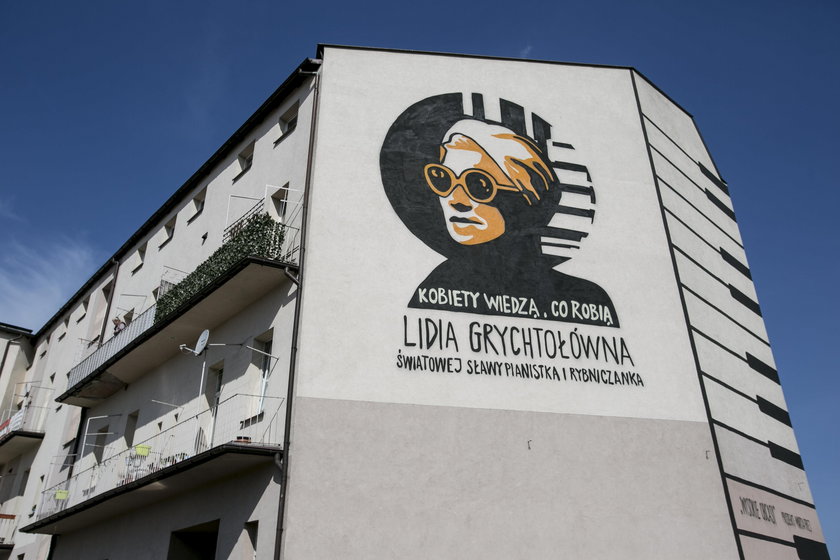 Rybnik. Profesor Lidia Grychtołówna ma swój mural