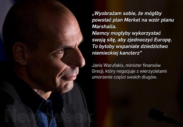 Minister finansów Grecji Janis Warufakis