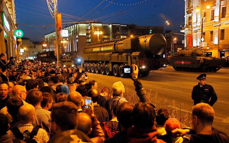 PRZYGOTOWANIA DO PARADY ZWYCIĘSTWA W MOSKWIE