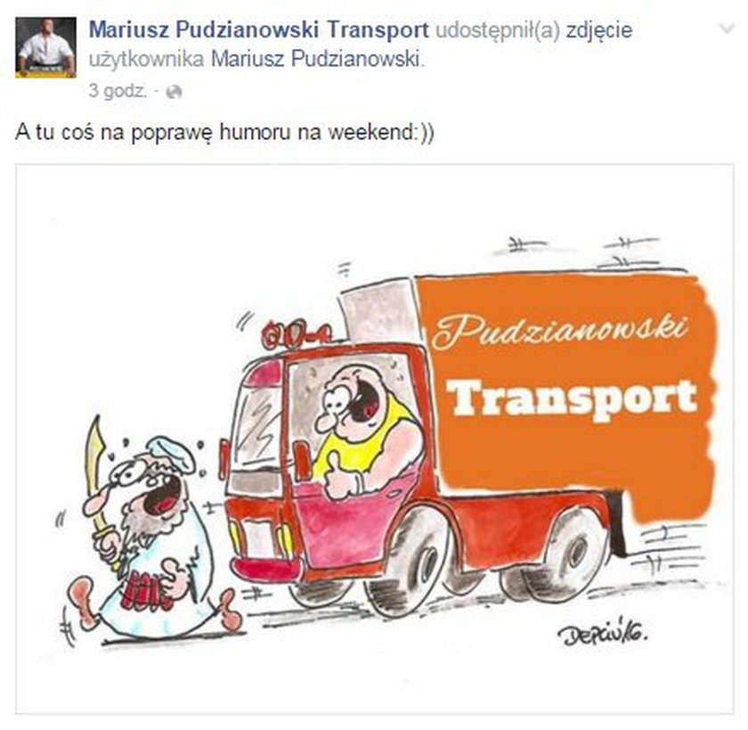 Pudzianowski "żartuje" z uchodźców