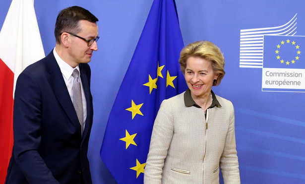 Mateusz Morawiecki i Ursula Von der Leyen