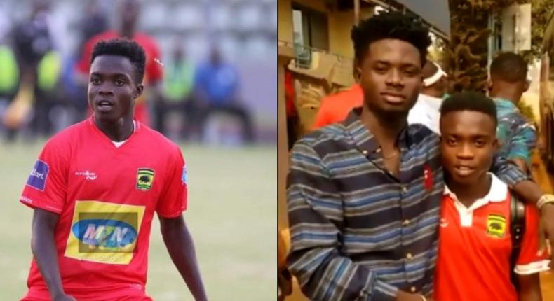 Kuami Eugene meets Kotoko wonderkid Mathew Cudjoe; crowns him the new Messi