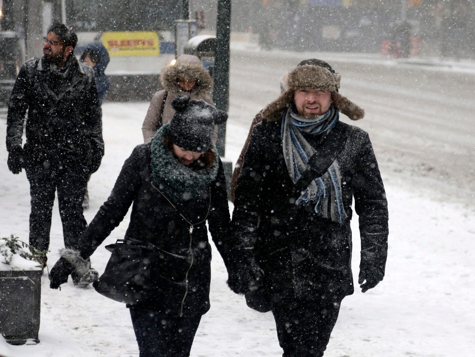 USA NEW YORK WINTER STORM (Winter Storm in New York)