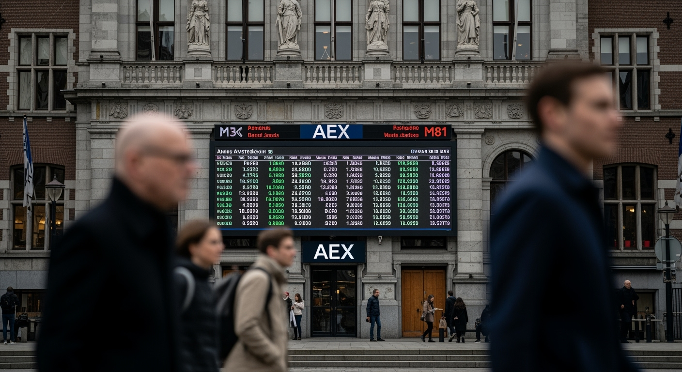 Chipbedrijven drukken de AEX - Philips stijgt 1,4% na sterke cijfers