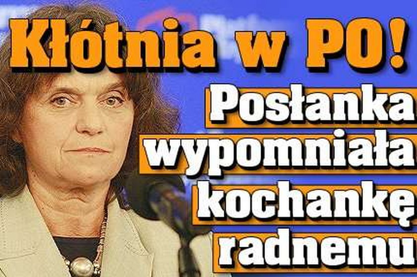 Kłótnia w PO! Posłanka wypomniała kochankę radnemu